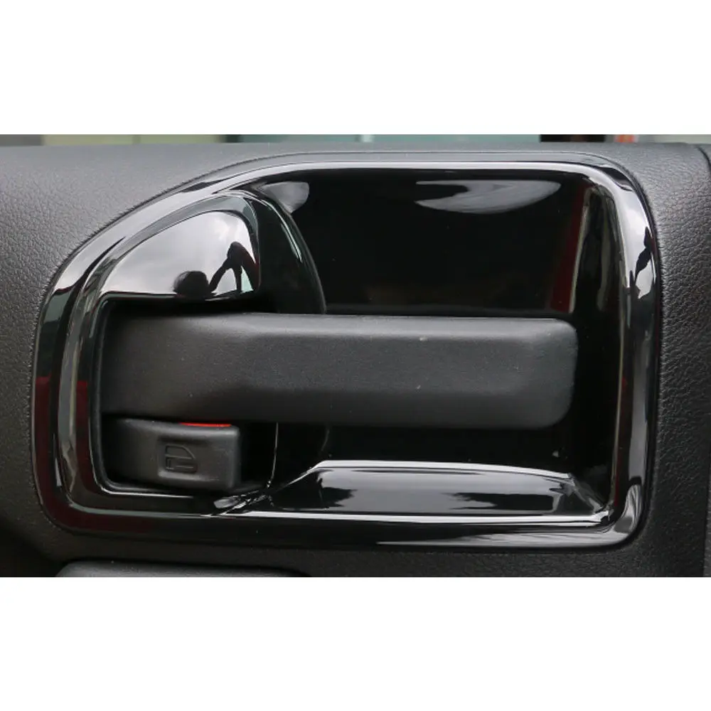 Car-styling Interior Door Handle Bowl Cover Trim Chrome ABS Sticker For Jeep Wrangler Rubicon JK 2011-16 2 Doors Car Accessories |