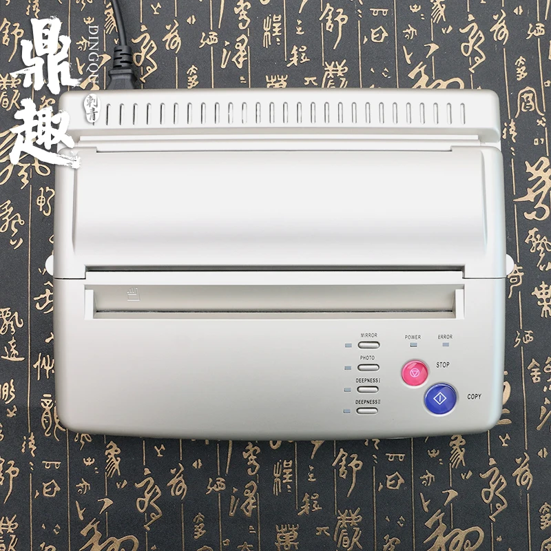 Высокое качество Татуировка серебряного цвета копировальная машина Топ