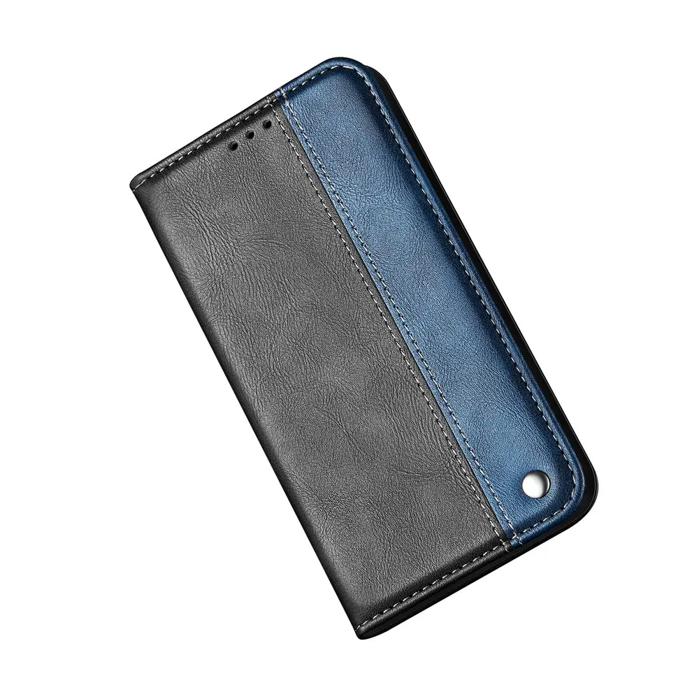Чехол-книжка кожаный чехол в виде ракушки Роскошный чехол для samsung Galaxy A10 A20 A30 A40 A50 A70 M10 M20 M30 A3 A5 A6 плюс A8 A7 - Цвет: Blue