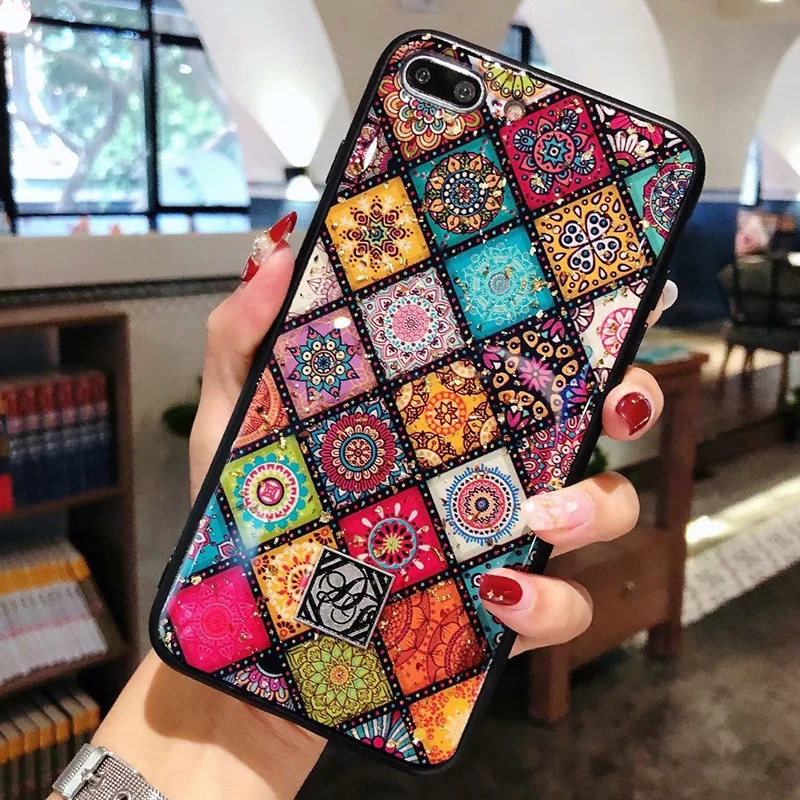 Sunforward TPU Cover For iPhone 6 7 8 Plus Case Silicone Anti-Knock X XR XS Max 6S Soft Leopard Print Coque |