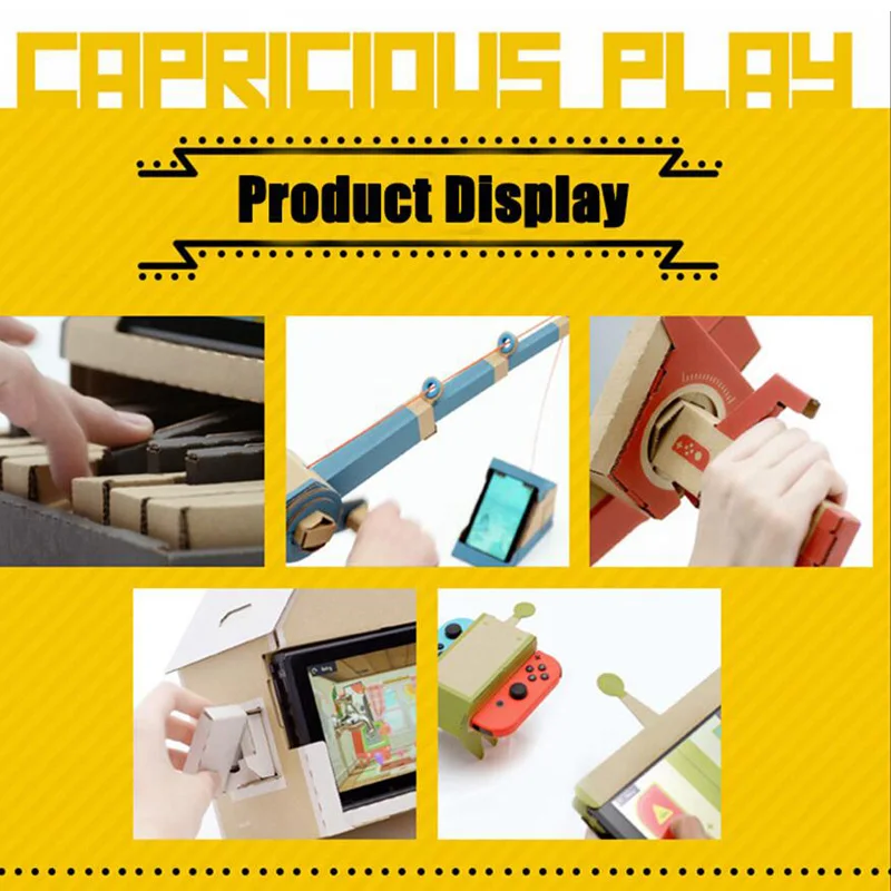 Чехол DIY картонный держатель аркадный кронштейн для nintendo NS switch LABO Бумажная модель