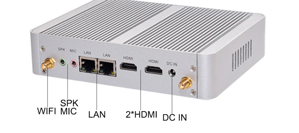 Intel celeron n3150 безвентиляторный mini pc настольный компьютер tv box windows 10 неттопов Окна 8