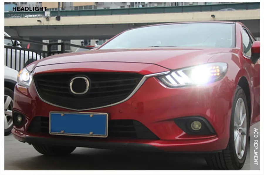 2 шт. светодиодный фары для Mazda 6- светодиодный автомобильный фонарь ангельские глазки ксенон HID комплект Противотуманные фары светодиодный дневные ходовые огни