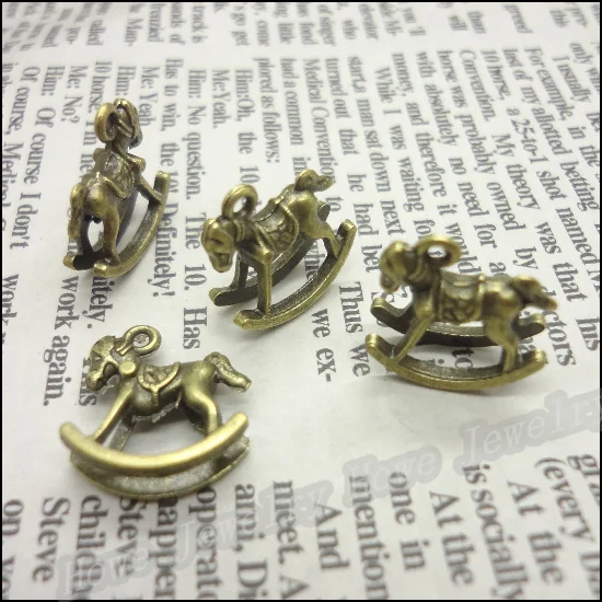 Оптовая продажа 80 шт. винтажные подвески троянский кулон античная бронза