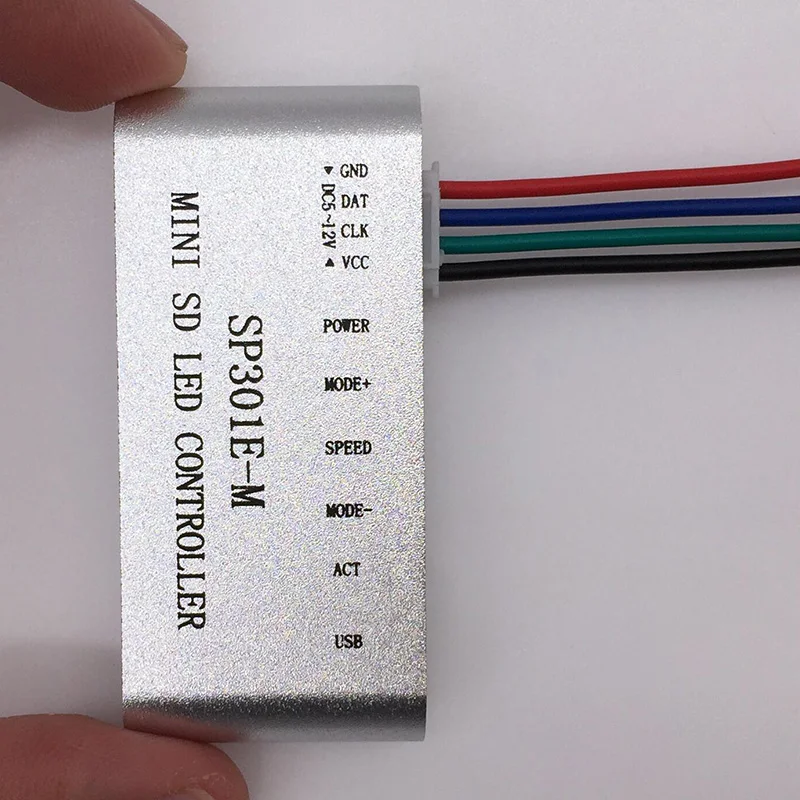 DC5 12V SP301E M/SP301E MS программируемый RF синхронный контроллер для APA102 SK6812 WS2812B WS2811