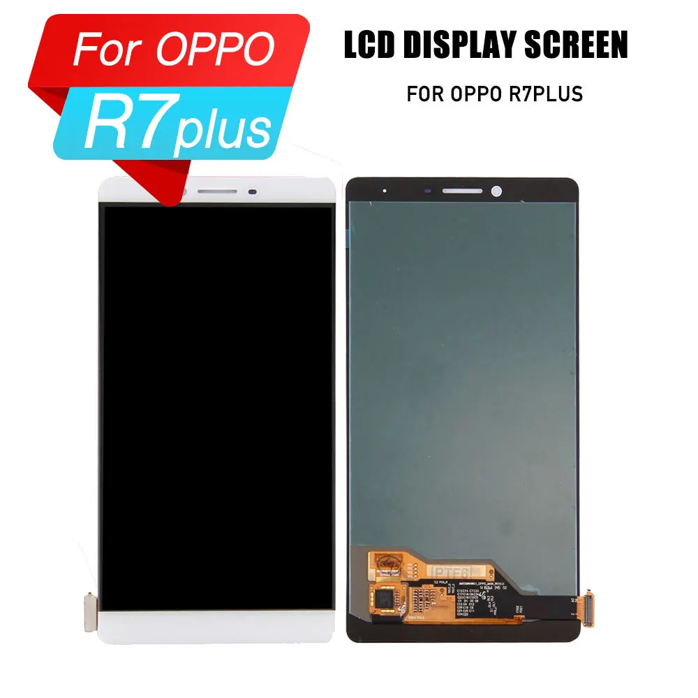 Высокое качество ЖК экран Замена для OPPO R7 plus дисплей дигитайзер сборка R7PLUS