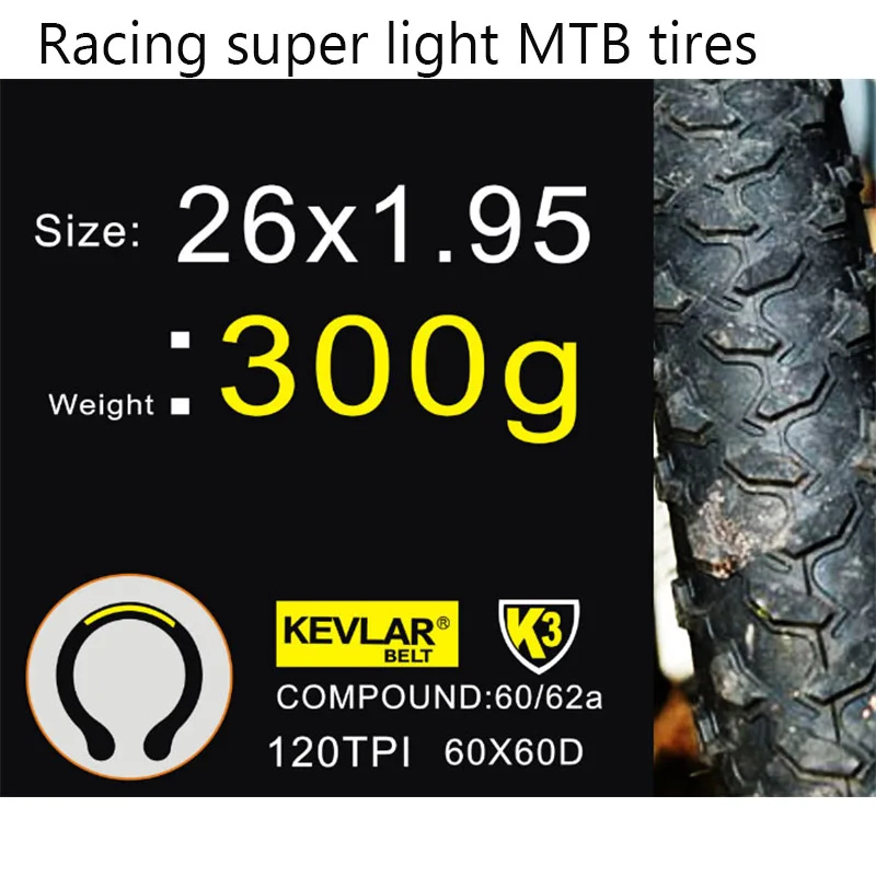 26 27,5 29*1,95 велосипедные складные бескамерные шины MTB Racing сверхлегкие 120TPI DINO кожи кевлар анти прокол велосипед бескамерные шины