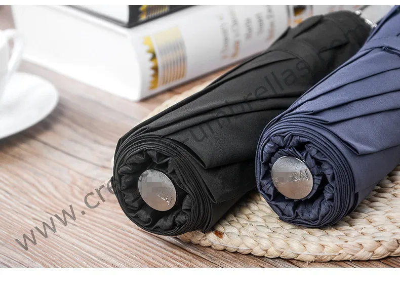 Автоматические зонтики 2 шт./лот 10 ребер три сложения автоматическое открывание и