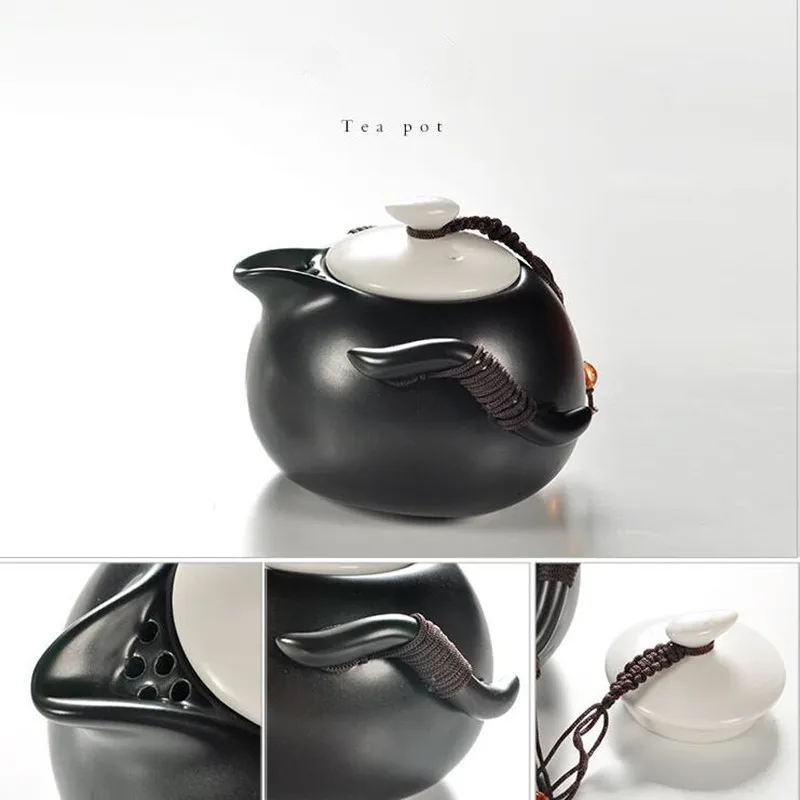 Travel tea sets Wedding decoration Tea set Include Pot and Cup Jingdezhen Kung Fu teaset Beautiful easy teapot kettle | Дом и сад