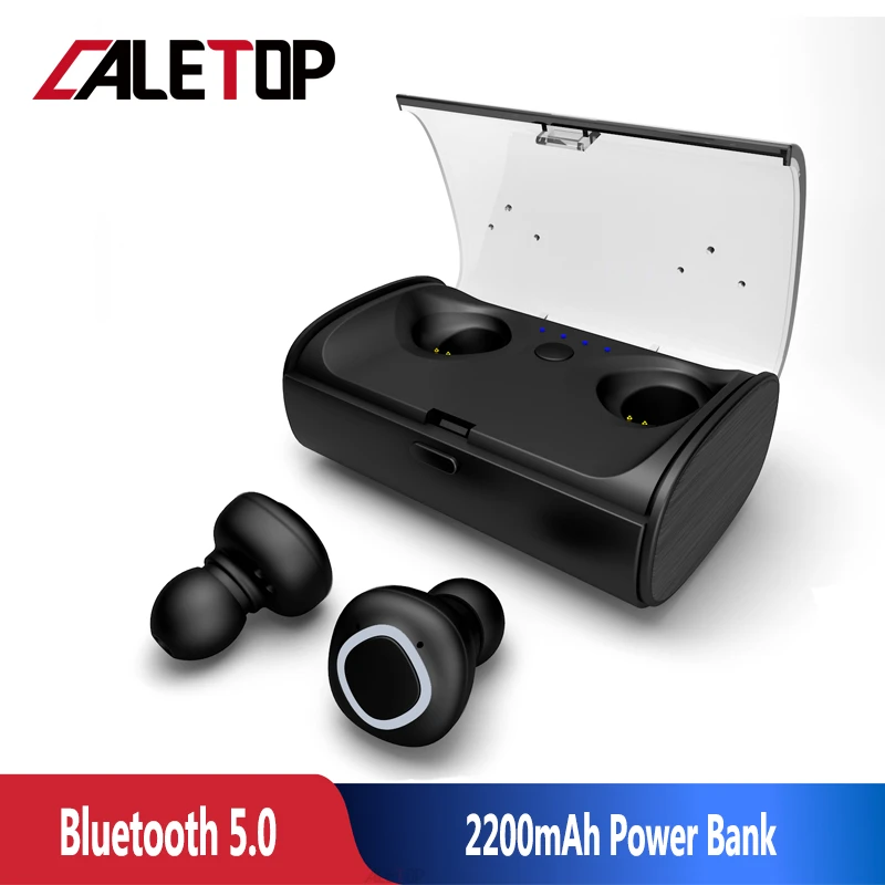 CALETOP беспроводные гарнитуры Bluetooth 5 0 TWS Наушники С Подавлением Шума наушники мини