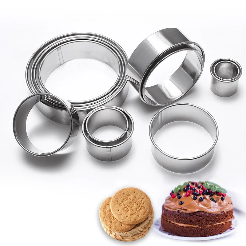 Украшения торта формочка печенья круг выпечки металлическое кольцо из