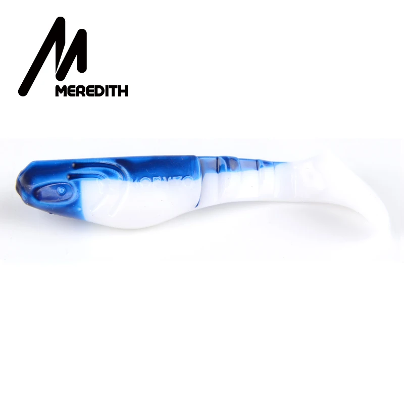 Силиконовые приманки для рыбалки MEREDITH, Релакс, копыто, 8,5 см, 6,8 г, 8 шт. в наборе, 3 снасти для хищников, мягкие пластиковые джиг-головки, приманки для ловли щуки
