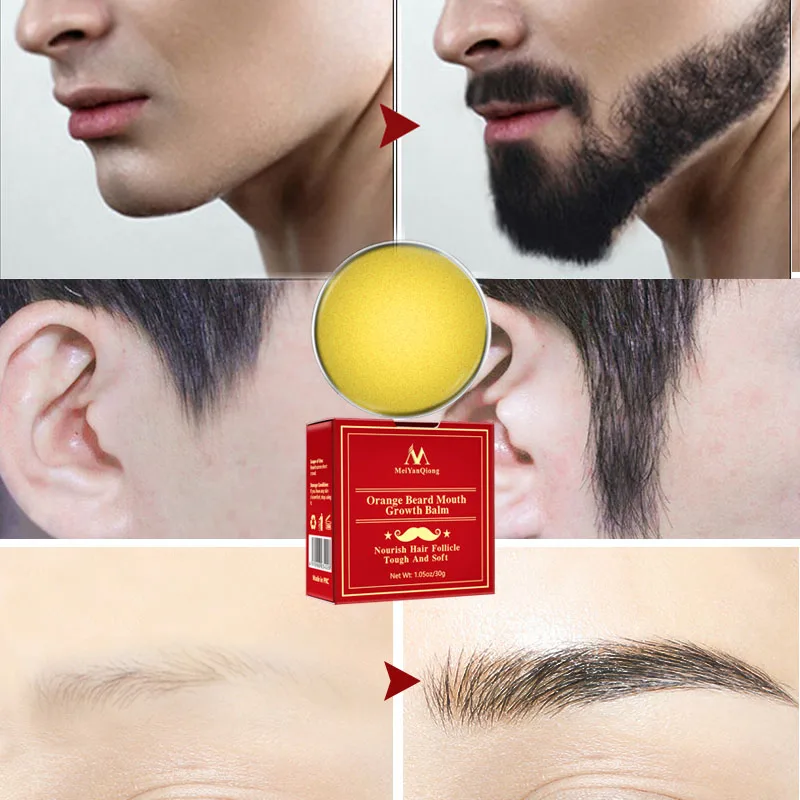 100% абсолютно новый и высококачественный мужской бальзам для роста усов бороды