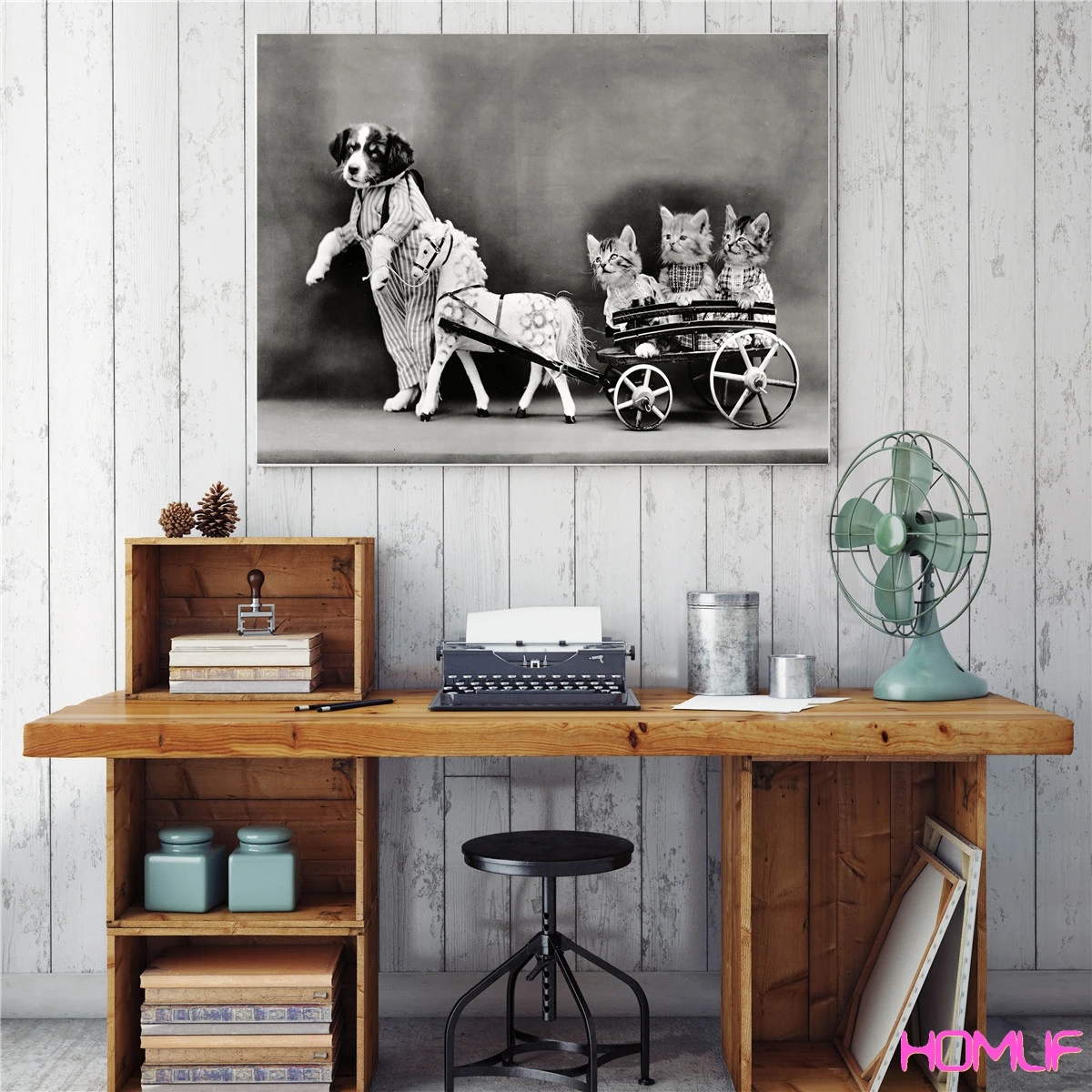 diamond painting Animal Dog Cart Cats Gharry embroidery cross stitch mosaic rhinestones pictures | Дом и сад