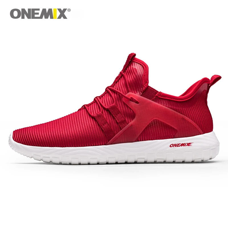 Onemix/Новинка женские кроссовки для бега суперлегкие эластичные мягкие спортивные