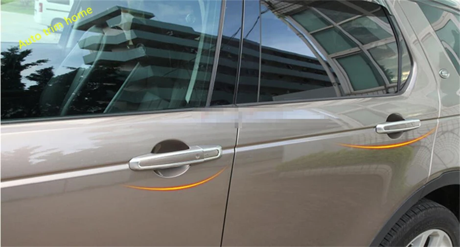 

Lapetus ABS Door Doorknob Handle Plate Cover Trim 8 Pcs / Set For Range Rover Evoque 2012 - 2018 Exterior Kit Auto Accessories