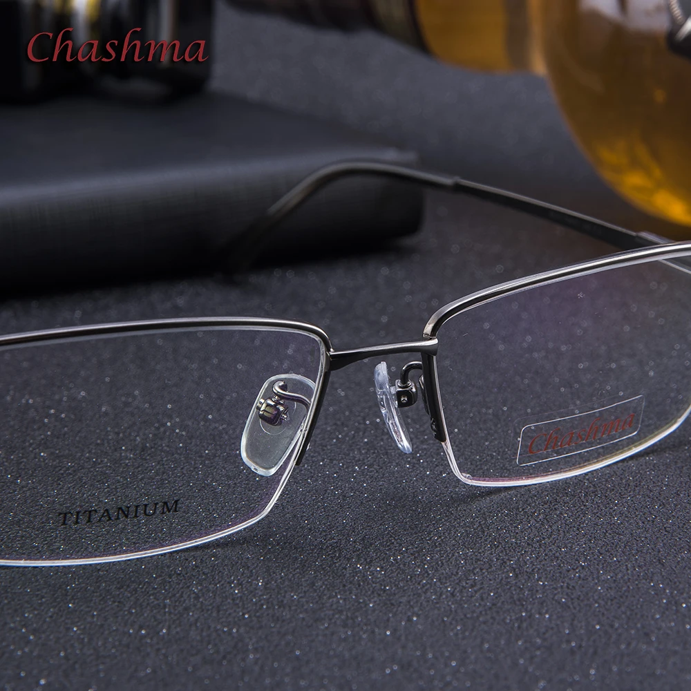 Бренд Chashma высокое качество титановые очки ультра модный светильник для мужчин