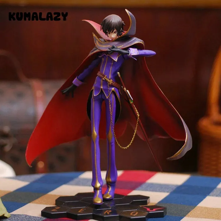 Код Geass фигурка Lelouch Vi Britannia Zero R2 Emperor Ver Lamperouge 27 см ПВХ Figuras Brinquedos модель|Игровые
