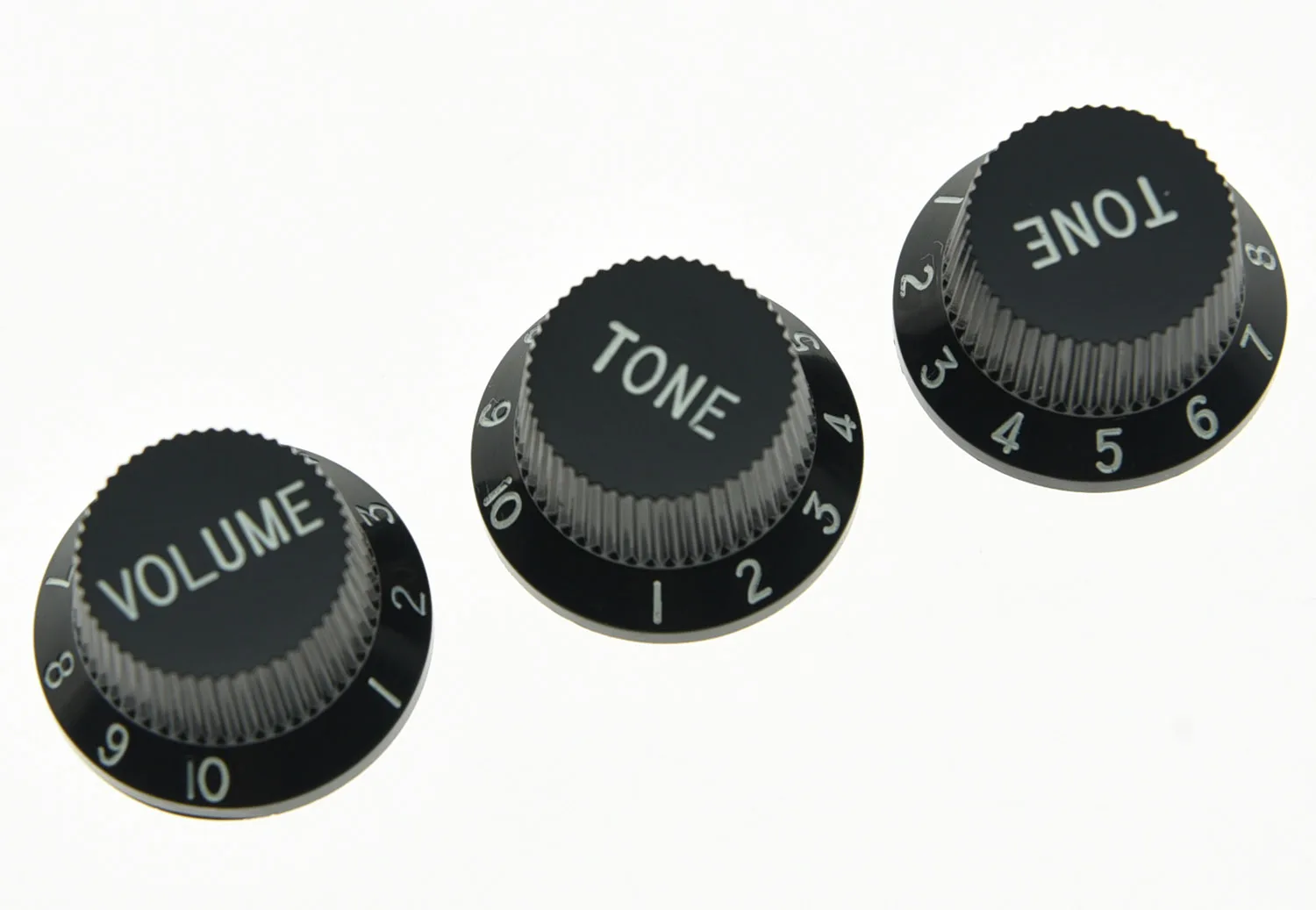 

KAISH Black ST Style Guitar Knobs Volume Tone Knobs