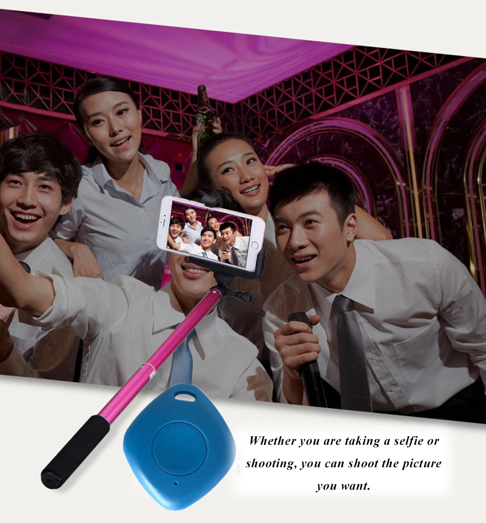 Умный bluetooth беспроводной селфи для Android IOS телефон дистанционный Автоспуск