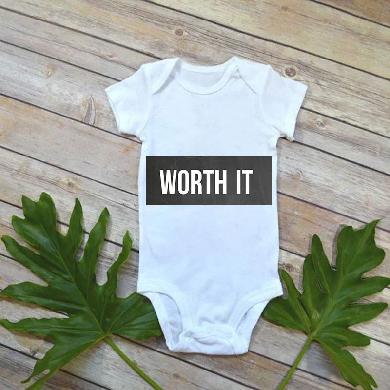 

DERMSPE New Casual Newborn Baby Boys Girls Short Sleeve Letter Print Cotton Romper Outfits Baby Clothes White Hot Sales