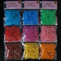10mm acrylic jewelry making ball beads flexible princess cut jelly combination beads for diy handmade pendant 100pcs