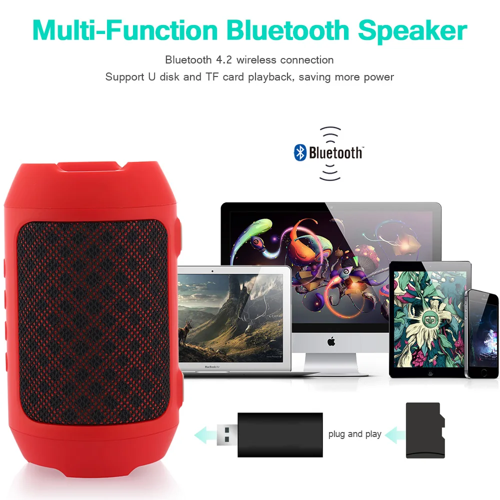 Портативная Bluetooth Колонка TWS 2 шт./лот 4 дюйма|Портативные колонки| |