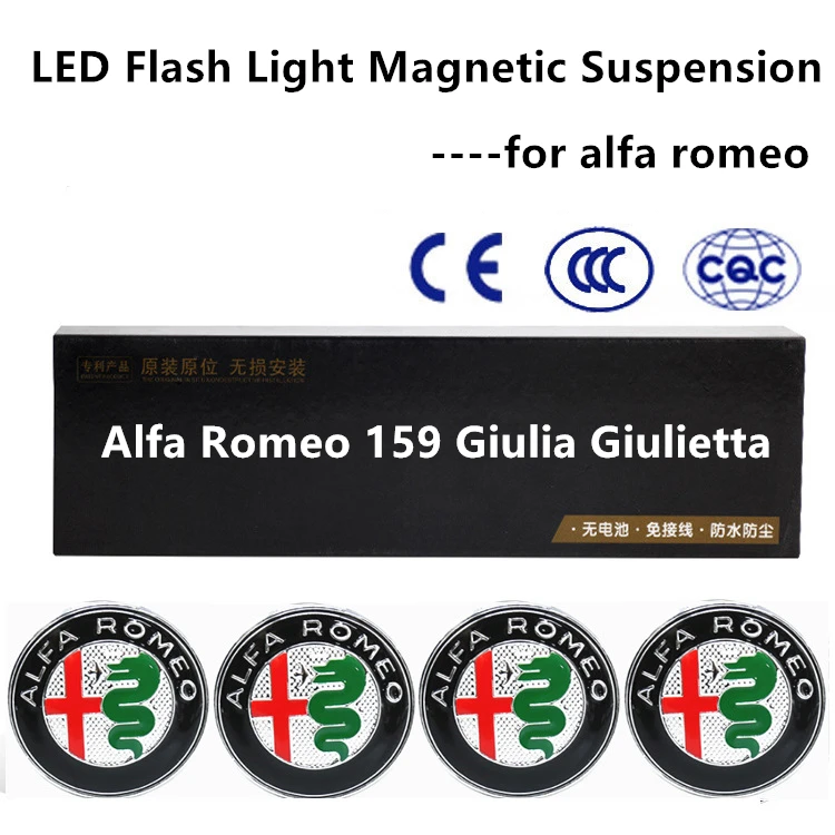 4 шт. магнитная подсветильник ка на солнечной батарее для Alfa Romeo 159 Giulia Giulietta Mito Stelvi