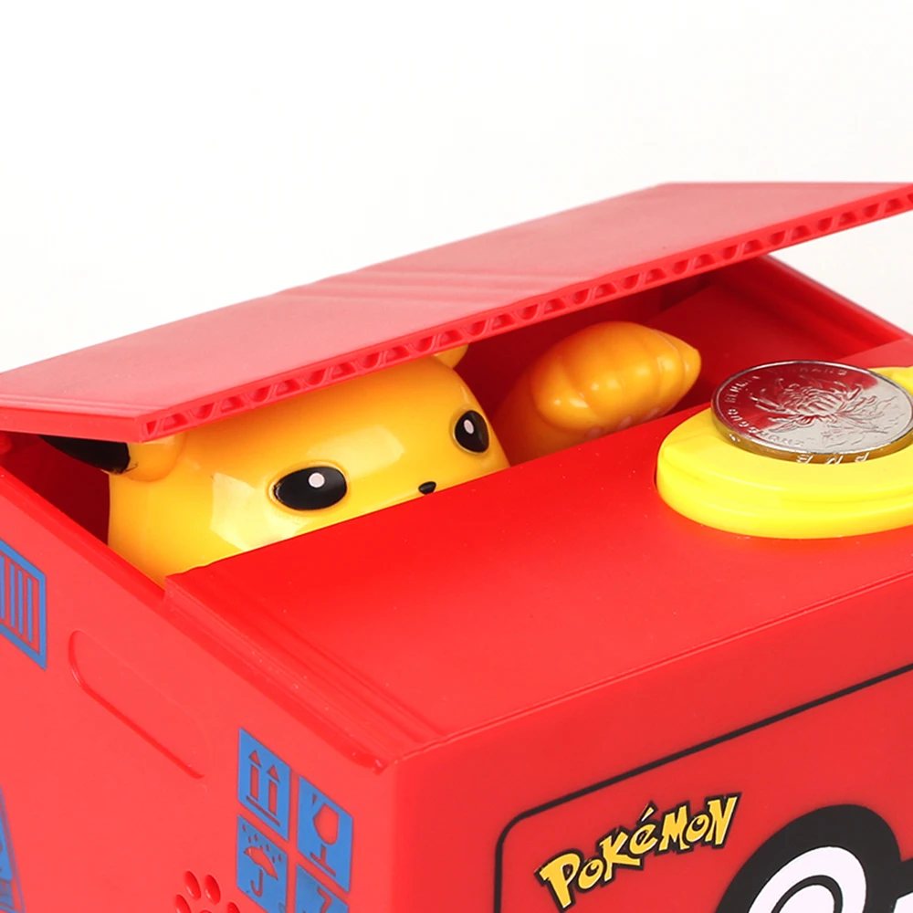 Pokemon go plus сейф для монет копилка кражи электронная блистерная коробка денег на