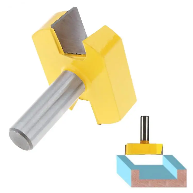 Large 55 mm Cleaning Bottom Bit with 12 Shank for Particleboard / Multi-Layer Board Solid Wood Medium Fibre | Инструменты