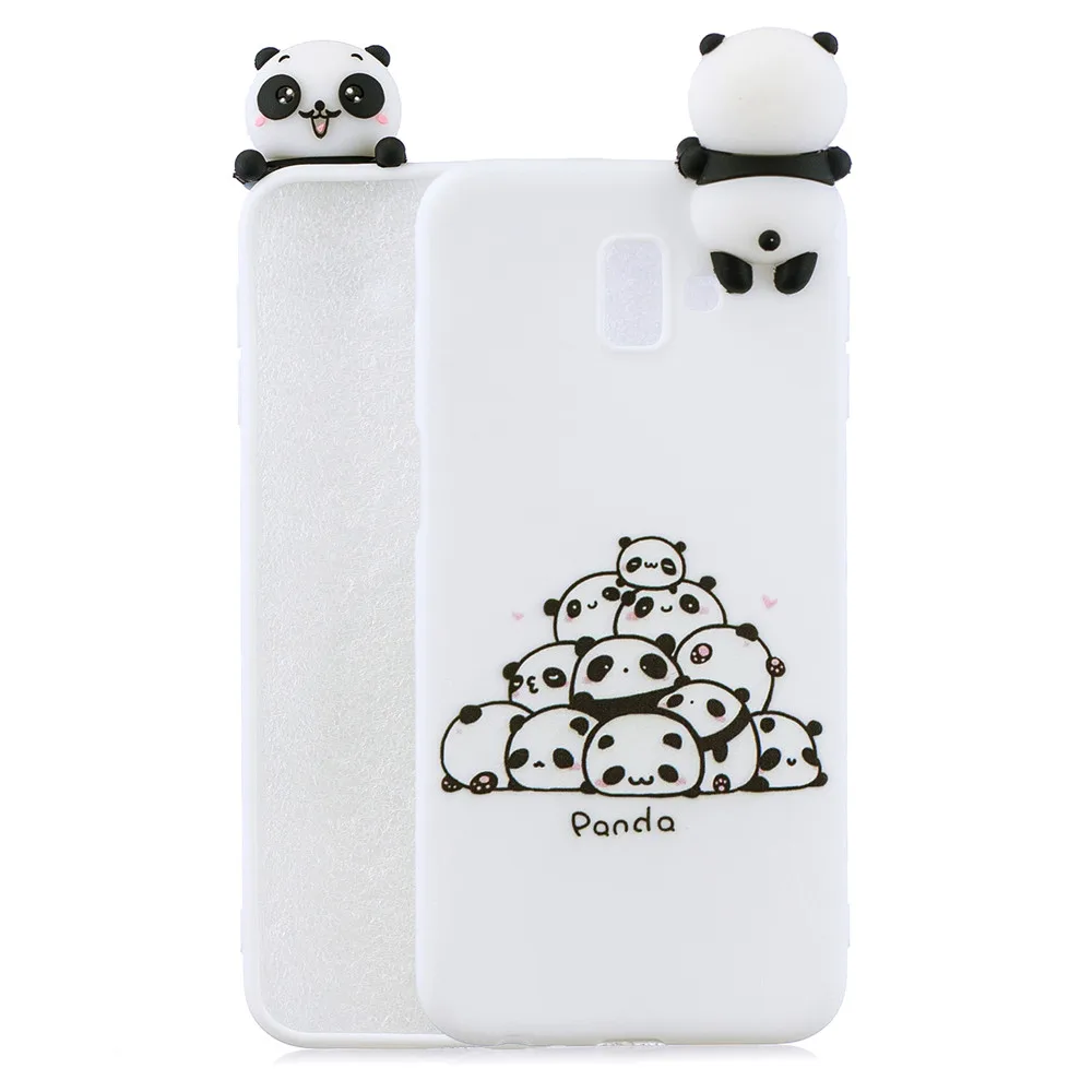 3D Cute Cartoon Soft Silicone Case for Samsung Galaxy J4 Plus Unicorn Shockpoof Protective Phone Cover J6 |