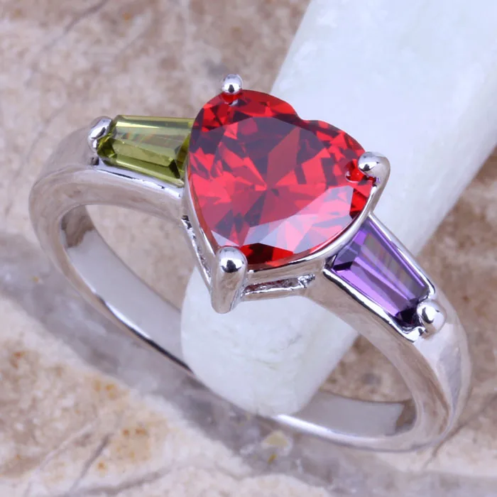 Jolly разноцветное женское Ювелирное Украшение размер кольца 6 / 7 8 9 R0468|ring size|jewelry