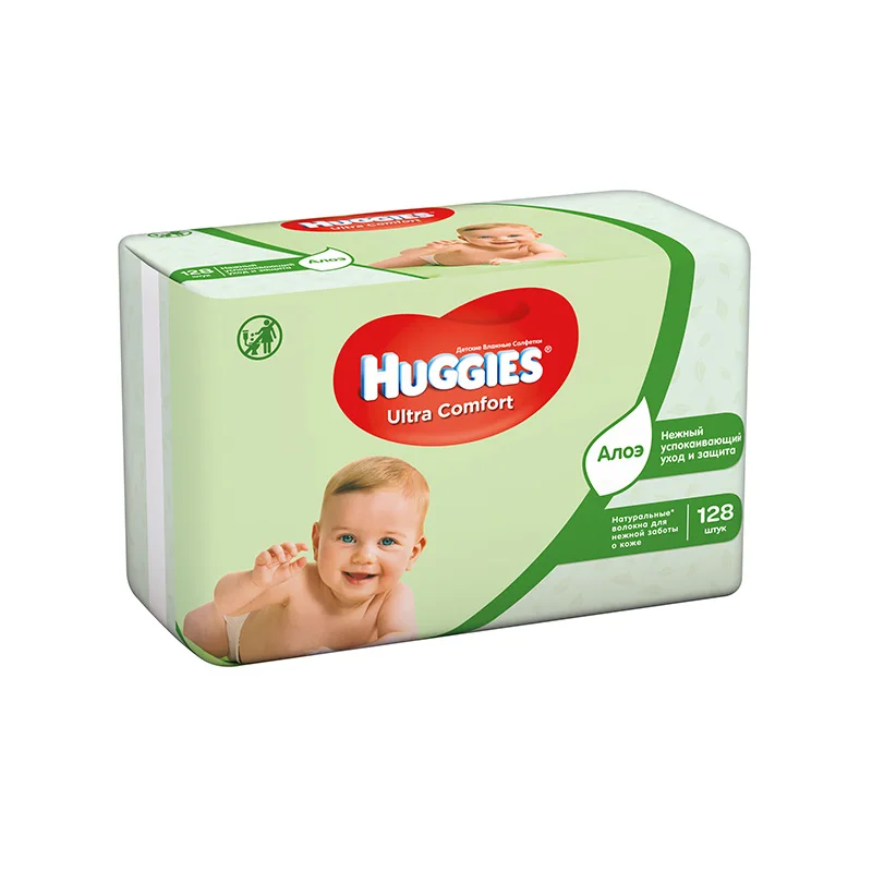 Влажные салфетки для детей Huggies Ultra Comfort 128 шт |
