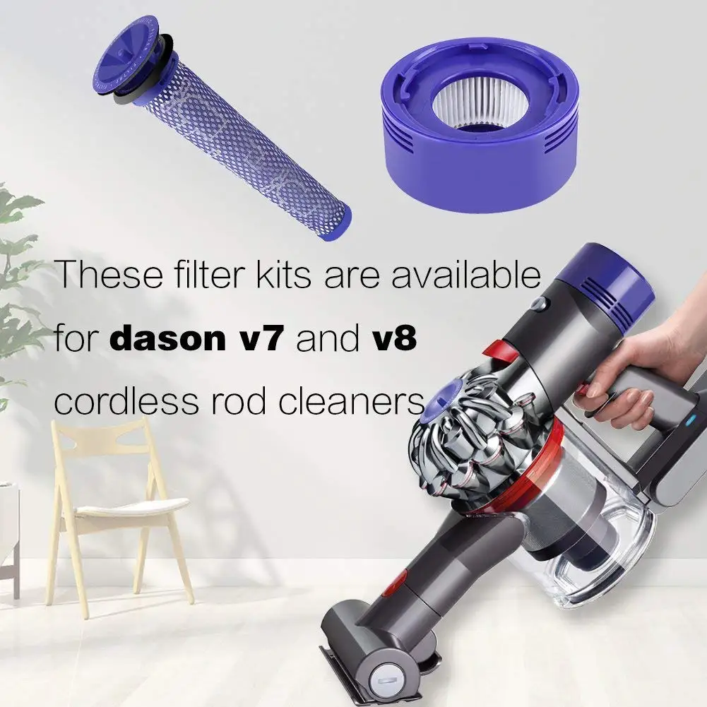Лучшие продажи двигатель HEPA фильтры для замены Dyson V8 V7 беспроводные пылесосы