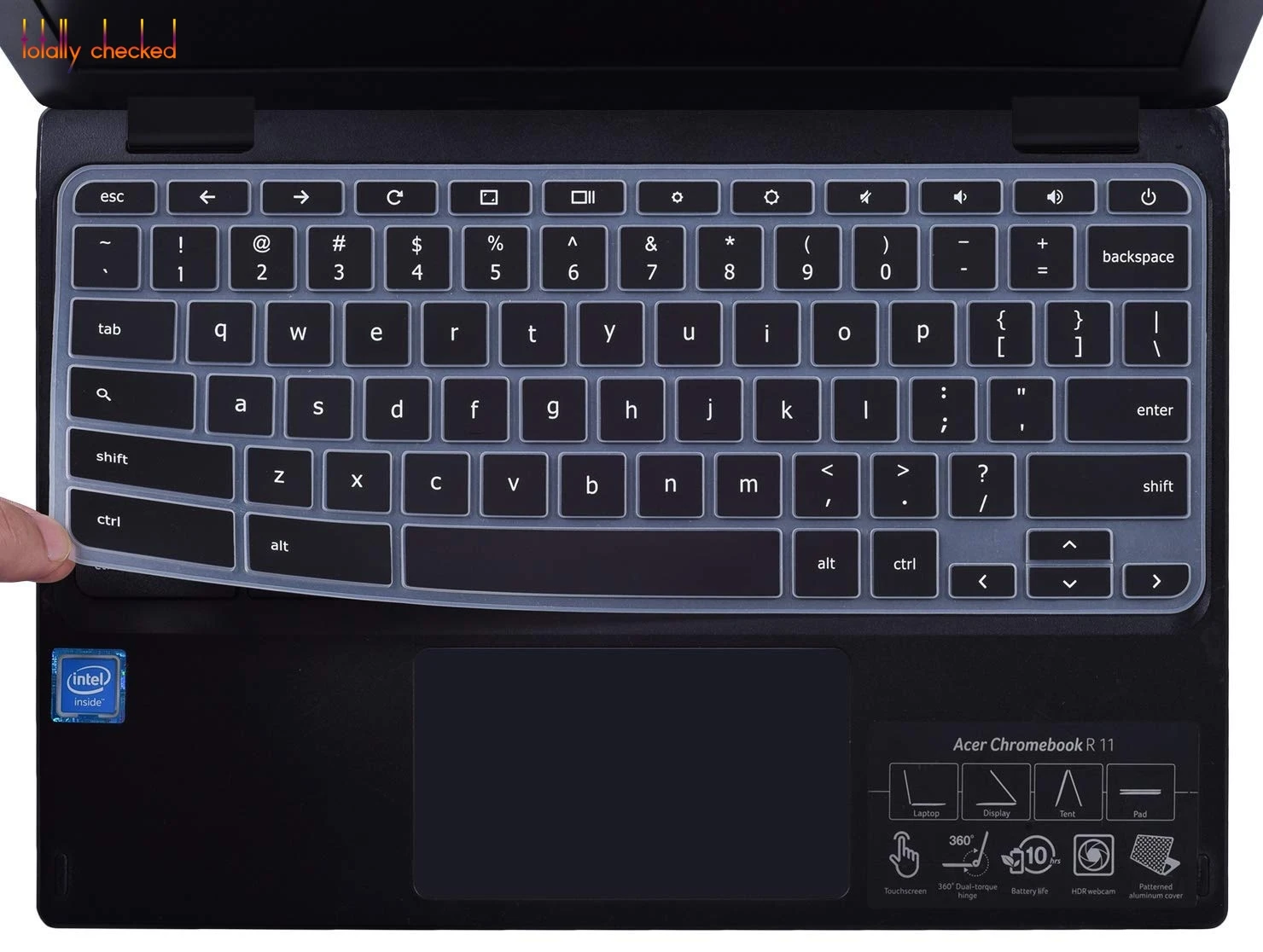 Силиконовая клавиатура для ноутбука Обложка Protector кожи для Acer хромбук R11 1" 13" 1" 15,6" CB3-131 CB5 CP5