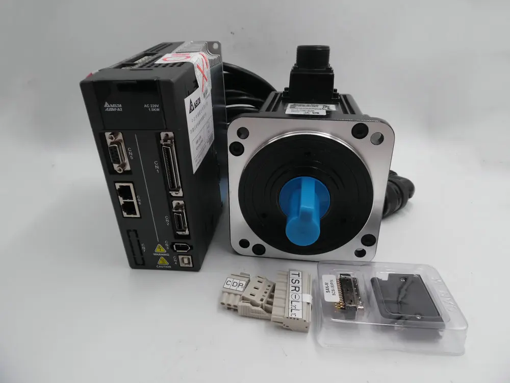 CNC 220V 1.5kW Delta AC Серводвигатель комплект системы 7.16NM 2000r/min 130 мм ECMA E11315RS + ASD A2 1521 M с
