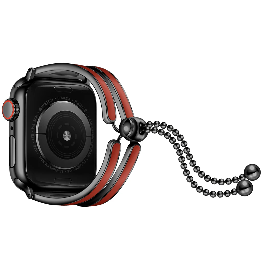 Ремешок для Apple watch band 42 мм 38 iWatch ювелирный браслет 44 40 из нержавеющей стали 4 3 2 1