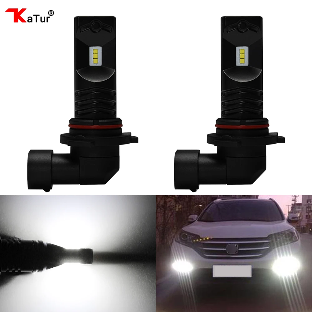 Katur 2 шт. HB4 9006 туман Лампочки Conversion Kit супер яркий csp чип 6500 К Белый автомобилей