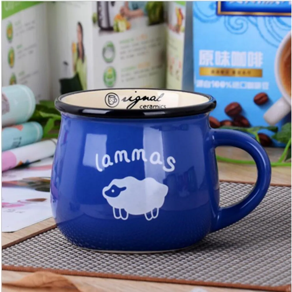 ZAKKA керамика кружка креативная карамельного цвета винтажная керамическая