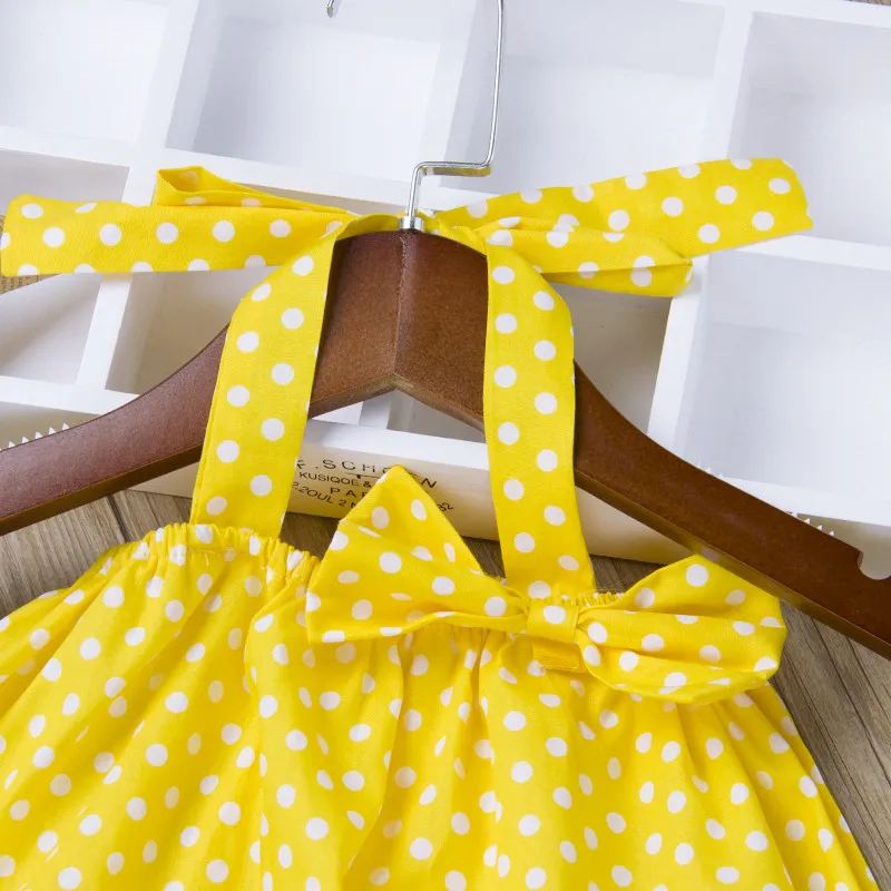 Летний жилет в горошек для маленьких девочек повседневные топы без рукавов с