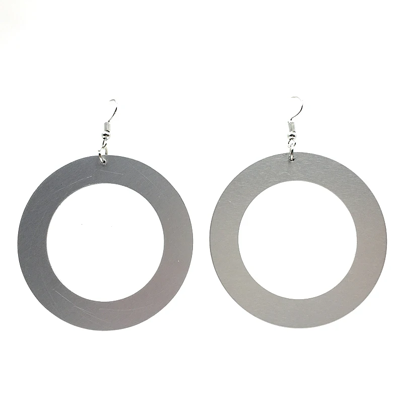 Новинка 2019 модные женские серьги круглые подвески ручной работы большие