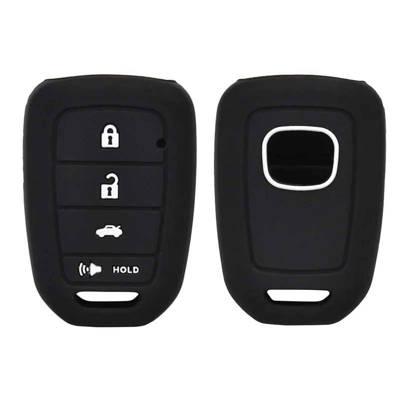 4 кнопки силиконовый Автомобильный Брелок дистанционного управления с ключом