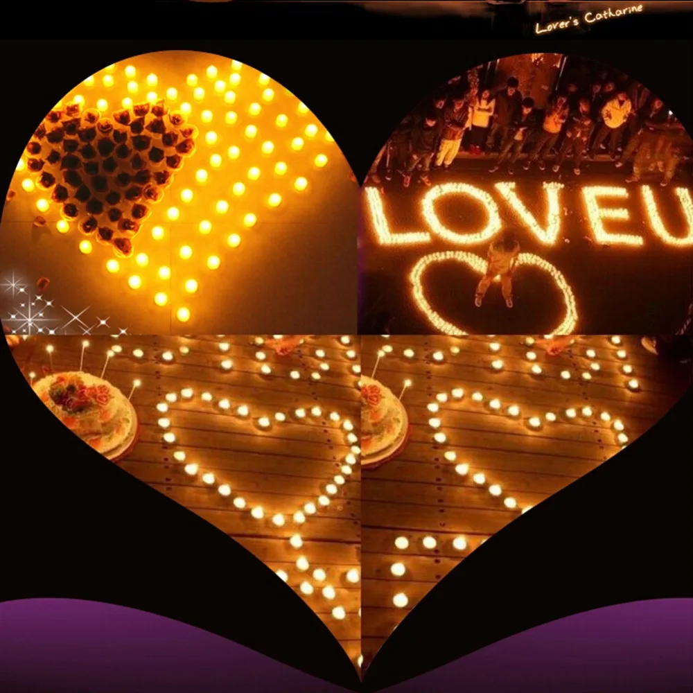 Новый мерцающий 12 шт. светильник беспламенные светодиодные греющие свечи Чайные