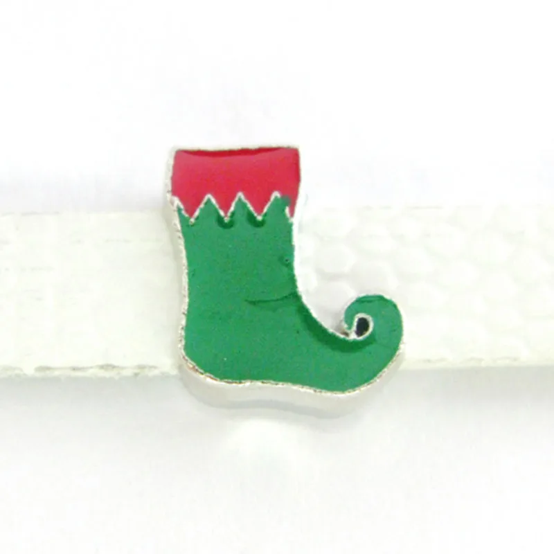 20PCS Latest 8mm Christmas Slide Charms Boot Fit For Pet Collars Wristband Belts Keychain DIY Accessories | Украшения и