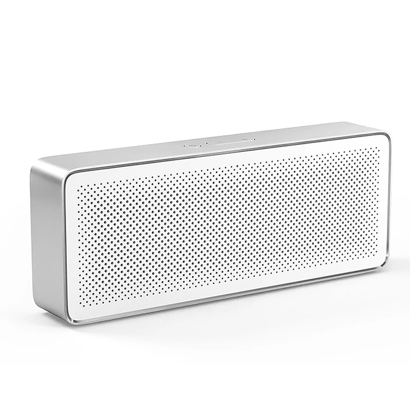 Белый Xiaomi HD стерео динамик квадратная коробка 2 Bluetooth V4.2 1200 мАч Aux линейный портативный беспроводной динамик с микрофоном