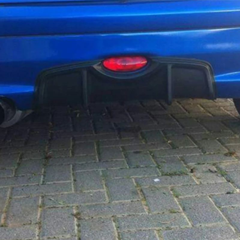 Задний бампер спойлер для peugeot 206 206cc автомобильный Стайлинг ABS пластик черный диффузор защита защитная накладка 1 шт