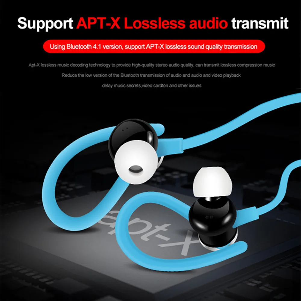 Beseneur Y622 Беспроводные спортивные наушники Bluetooth гарнитуры V4.1 бег стерео музыка HD