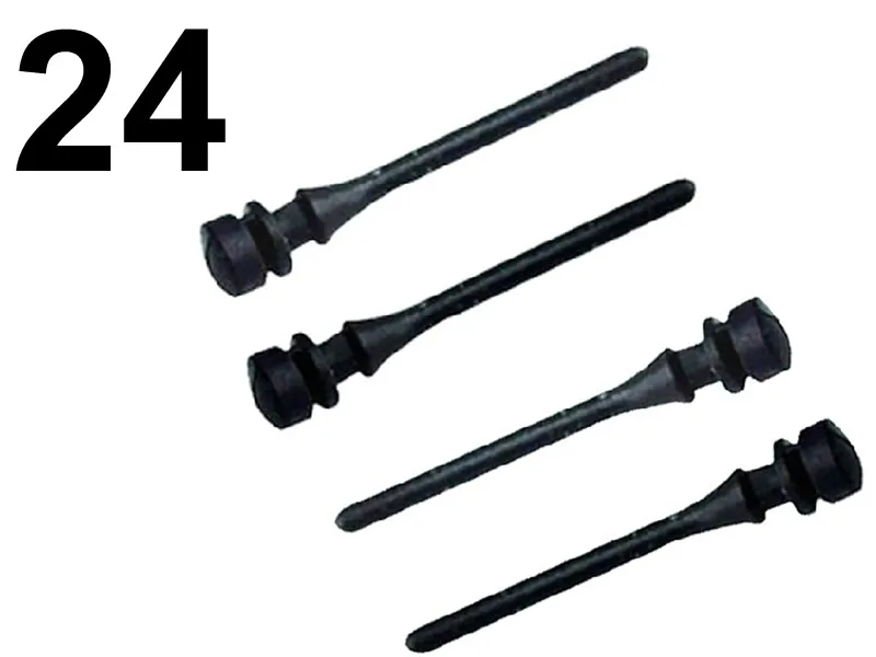 Компьютерный силиконовый крепёж для снижения шума ветиляторов. 24 шт.|silicone screws|fan