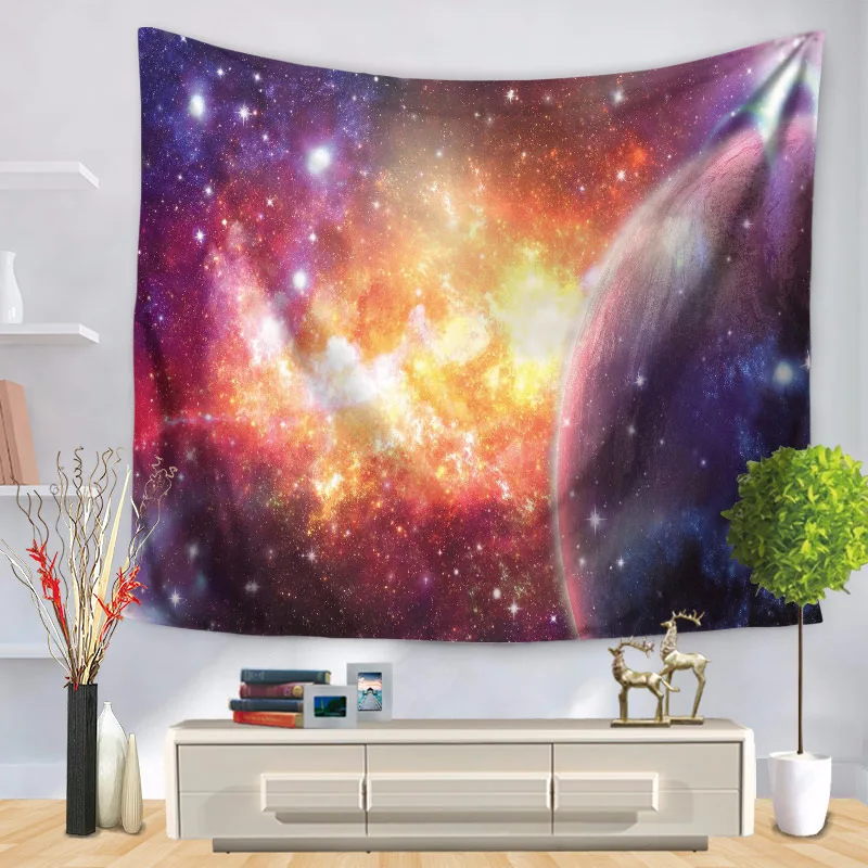Celestial Indian Bohemian Sun Moon Tapestry Wall Hanging Boho Rug Home Decor Beach Blanket Teli Da Parete | Дом и сад