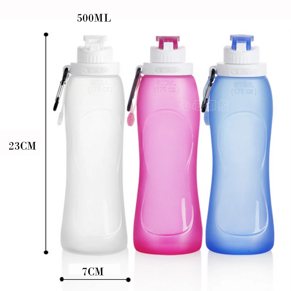 2016 новый дизайн Силиконовый складной чайник туристический альпинизм походный